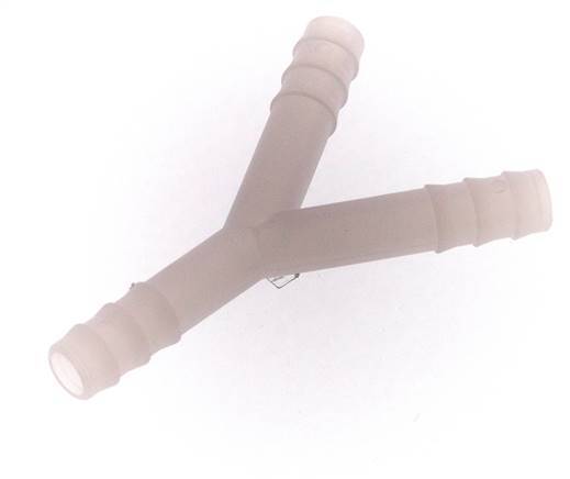 Connecteur de tuyau en Y en PVDF de 9 mm (3/8'') [2 pièces].