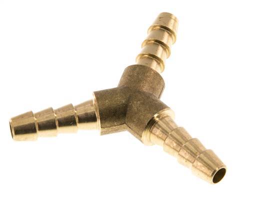 Connecteur de tuyau en Y en laiton de 6 mm (1/4'') [2 pièces].