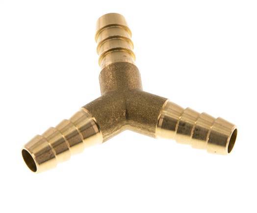 Connecteur de tuyau en Y en laiton de 9 mm (3/8'') [2 pièces].