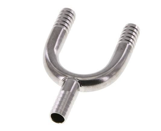9 mm (3/8'') Acier inoxydable 1.4301 Y Connecteur de tuyau