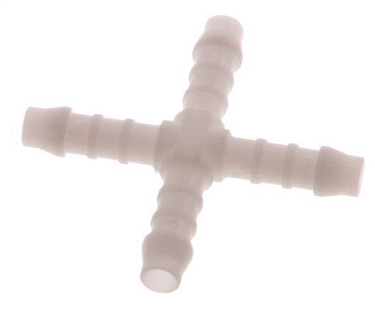 Connecteur de tuyau croisé 6 mm (1/4'') en POM [5 pièces].