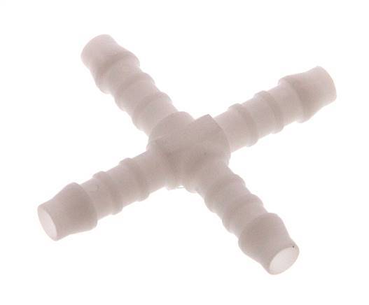 Connecteur de tuyau croisé 6 mm (1/4'') en POM [5 pièces].