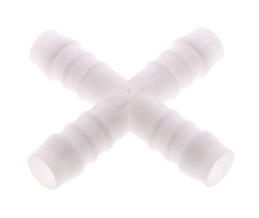 Connecteur de tuyau croisé en POM 12 mm [2 pièces].