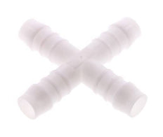Connecteur de tuyau croisé en POM 12 mm [2 pièces].