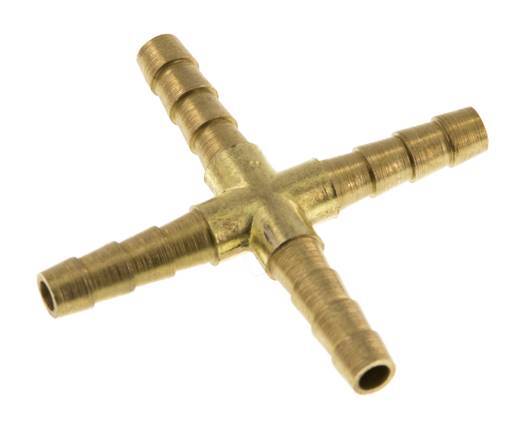 Raccord de tuyau transversal en laiton de 5 mm [2 pièces].