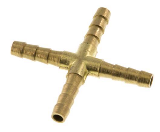 Raccord de tuyau transversal en laiton de 5 mm [2 pièces].