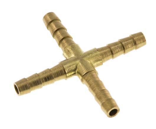 Raccord de tuyau transversal en laiton de 5 mm [2 pièces].