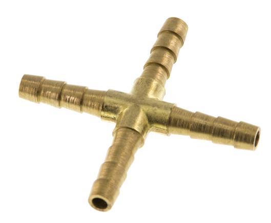 Raccord de tuyau transversal en laiton de 5 mm [2 pièces].