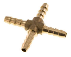Connecteur de tuyau transversal en laiton de 6 mm (1/4'') [2 pièces].