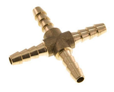 Connecteur de tuyau transversal en laiton de 6 mm (1/4'') [2 pièces].