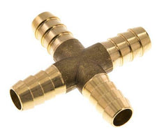 Connecteur de tuyau transversal en laiton de 13 mm (1/2'')