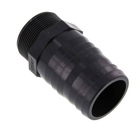 Embout de tuyau PVC-U 60 mm et G2'' mâle 118 mm EN 1452-3