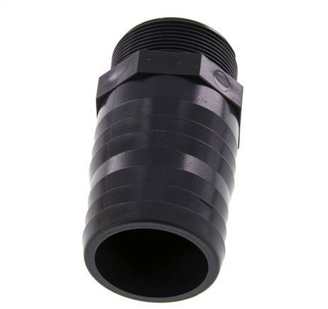 Embout de tuyau PVC-U 60 mm et G2'' mâle 118 mm EN 1452-3