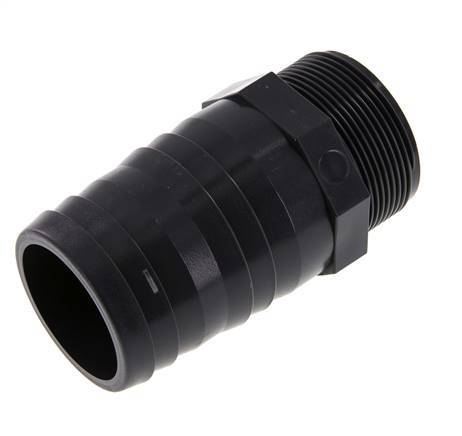 Embout de tuyau PVC-U 60 mm et G2'' mâle 118 mm EN 1452-3