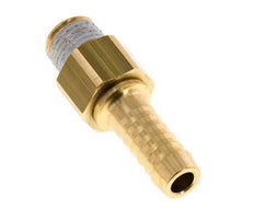 Embout de tuyau 9 mm (3/8'') et R1/4'' en laiton mâle NBR rotatif