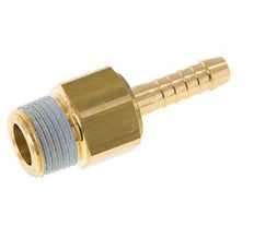 6 mm (1/4'') & R3/8'' Brass Hose Barb Male NBR Rotatif