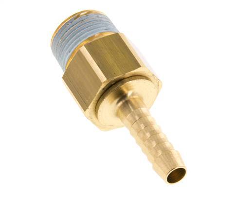 6 mm (1/4'') & R3/8'' Brass Hose Barb Male NBR Rotatif