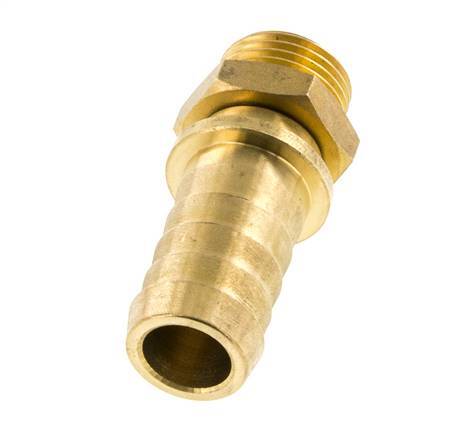 Embout de tuyau 19 mm (3/4'') et R1/2'' en laiton mâle FKM rotatif