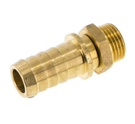 Embout de tuyau 19 mm (3/4'') et R1/2'' en laiton mâle FKM rotatif