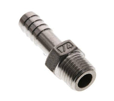 9 mm (3/8'') & 1/4''NPT Stainless Steel 1.4408 Hose Barb Male [2 Pieces]