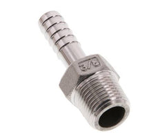 9 mm (3/8'') & 3/8''NPT Stainless Steel 1.4408 Hose Barb Male [2 Pieces]