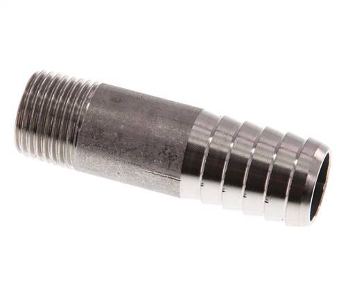 19 mm (3/4'') & R1/2'' Acier inoxydable 1.4571 Barre de tuyau mâle 70mm