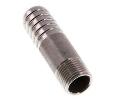 19 mm (3/4'') & R1/2'' Acier inoxydable 1.4571 Barre de tuyau mâle 70mm