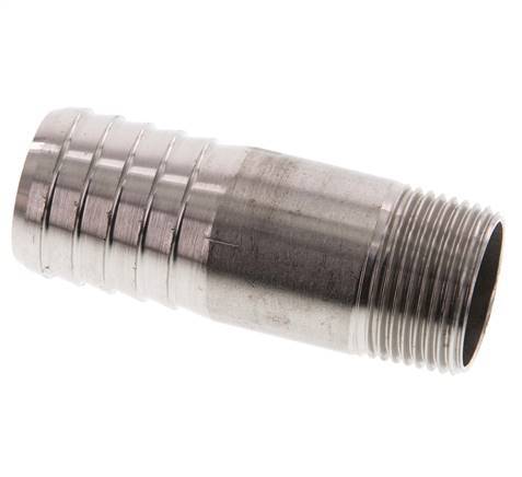 25 mm (1'') & R3/4'' Acier inoxydable 1.4571 Barre de tuyau mâle 70mm