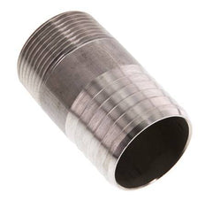 40 mm & R1-1/4'' Acier inoxydable 1.4571 Barre de tuyau mâle 70mm