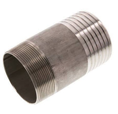 75 mm (3'') & R2-1/2'' Acier inoxydable 1.4571 Barre de tuyau mâle 120mm