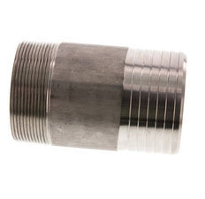 75 mm (3'') & R2-1/2'' Acier inoxydable 1.4571 Barre de tuyau mâle 120mm