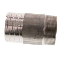 75 mm (3'') & R2-1/2'' Acier inoxydable 1.4571 Barre de tuyau mâle 120mm