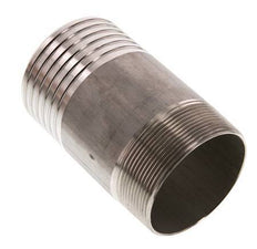 75 mm (3'') & R2-1/2'' Acier inoxydable 1.4571 Barre de tuyau mâle 120mm