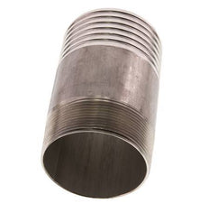 75 mm (3'') & R2-1/2'' Acier inoxydable 1.4571 Barre de tuyau mâle 120mm