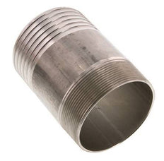 90 mm (3-1/2'') & R3'' Acier inoxydable 1.4571 Barre de tuyau mâle 120mm