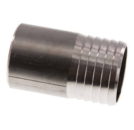 40 mm et 42,4 mm (1-1/4'') acier inoxydable 1.4571 Embout à souder Hose Barb 70mm