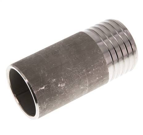 50 mm (2'') et 48,3 mm (1-1/2'') acier inoxydable 1.4571 Embout à souder Hose Barb 100mm