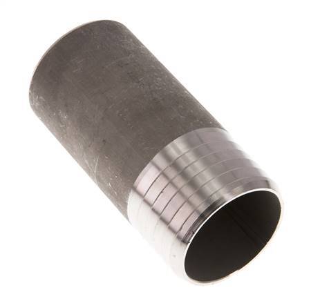 50 mm (2'') et 48,3 mm (1-1/2'') acier inoxydable 1.4571 Embout à souder Hose Barb 100mm