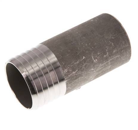 50 mm (2'') et 48,3 mm (1-1/2'') acier inoxydable 1.4571 Embout à souder Hose Barb 100mm