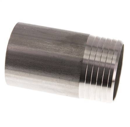 60 mm & 60.3 mm (2'') Acier inoxydable 1.4571 Embout à souder pour tuyau flexible 100mm