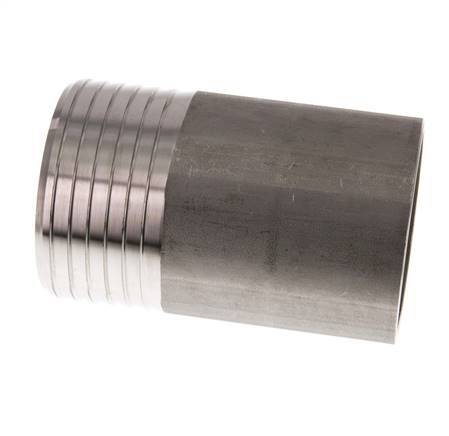 75 mm (3'') et 76,1 mm (2-1/2'') acier inoxydable 1.4571 Embout à souder Hose Barb 120mm