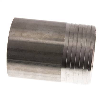 90 mm (3-1/2'') & 88.9 mm (3'') Acier inoxydable 1.4571 Embout à souder pour tuyau barre 120mm