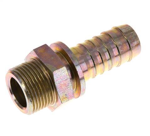 Colliers de securite de 19 mm (3/4'') et G3/4'' en acier zingue pour tuyau Barb mâle