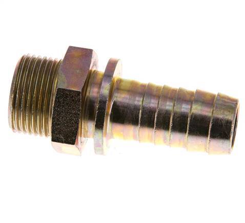 Colliers de securite de 19 mm (3/4'') et G3/4'' en acier zingue pour tuyau Barb mâle