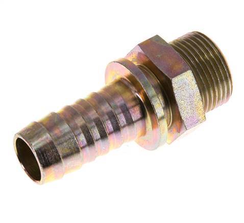 Colliers de securite de 19 mm (3/4'') et G3/4'' en acier zingue pour tuyau Barb mâle