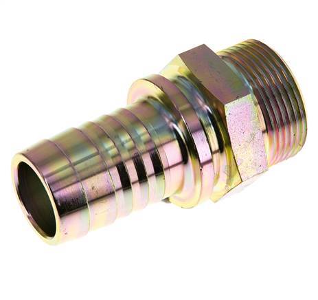 Colliers de securite de 32 mm (1-1/4'') et G1-1/4'' en acier zingue Hose Barb Mâle