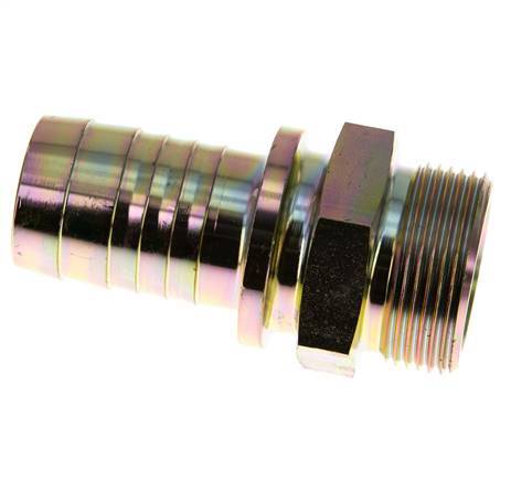 Colliers de securite de 32 mm (1-1/4'') et G1-1/4'' en acier zingue Hose Barb Mâle