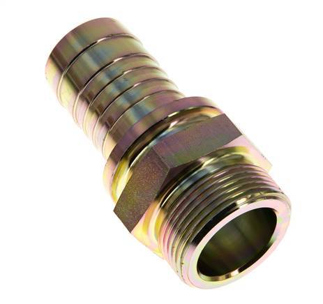 Colliers de securite de 32 mm (1-1/4'') et G1-1/4'' en acier zingue Hose Barb Mâle