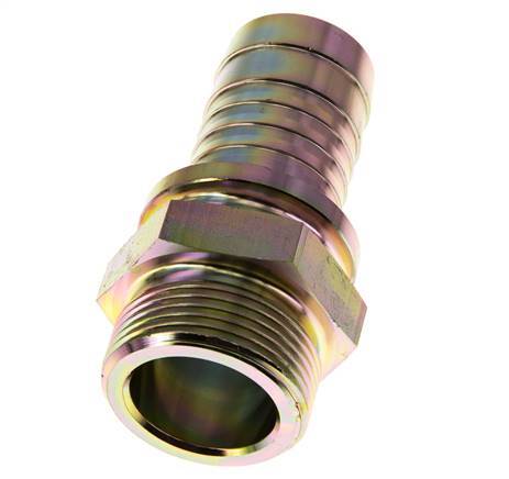 Colliers de securite de 32 mm (1-1/4'') et G1-1/4'' en acier zingue Hose Barb Mâle