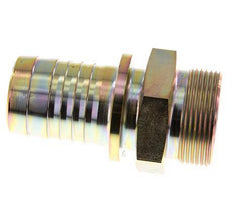 Colliers de sécurité de 38 mm (1-1/2'') et G1-1/2'' en acier zingué Hose Barb mâle
